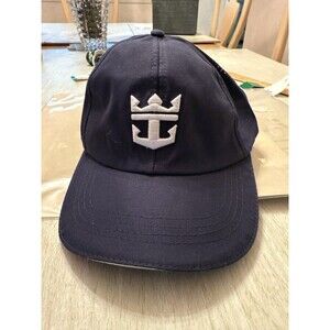 Royal Caribbean Cruise Line Blue Adjustable Mesh Sides Hat Cap Embroidered Logo